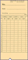 Clock Card 10600