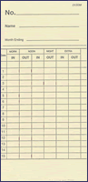 Clock Card EX30